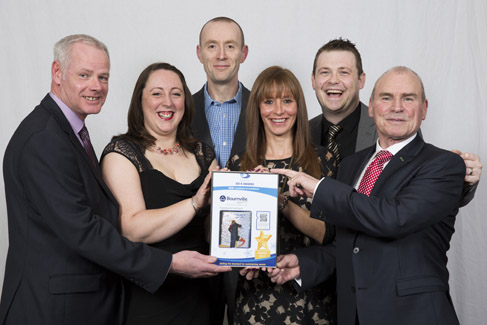 Bournville Village Trust collect their award for Most improved asset management service